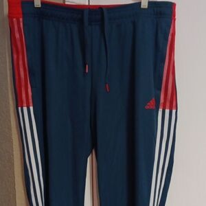 adidas Blue and Red Sweatpants